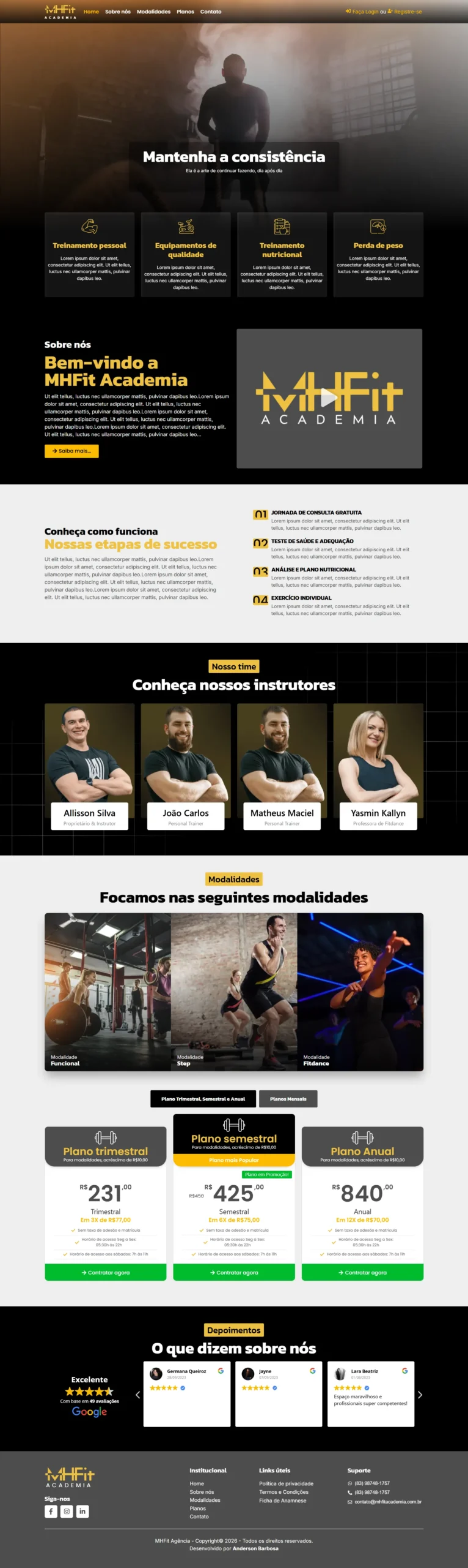 MHFit Academy – Training, health and quality of life