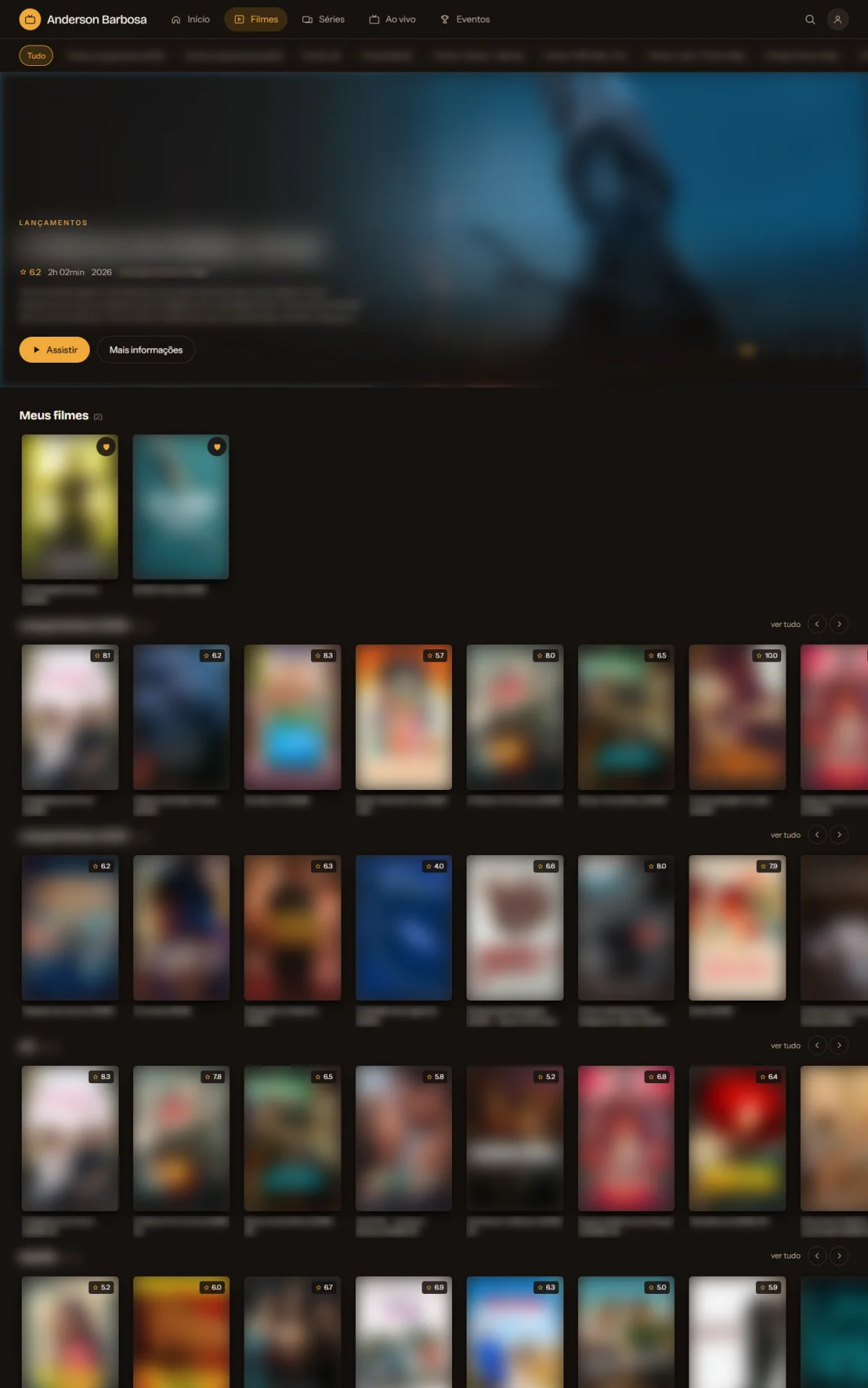 Antena: video app for TV, phone and computer