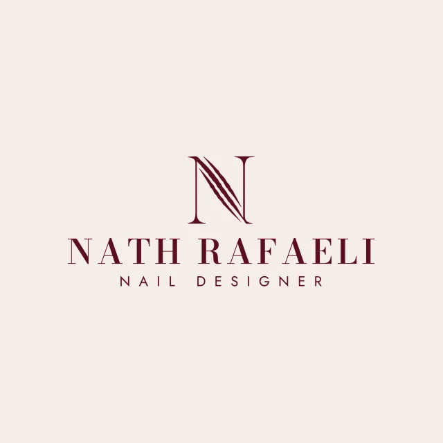 Assinatura da marca Nath Rafaeli Nail Designer