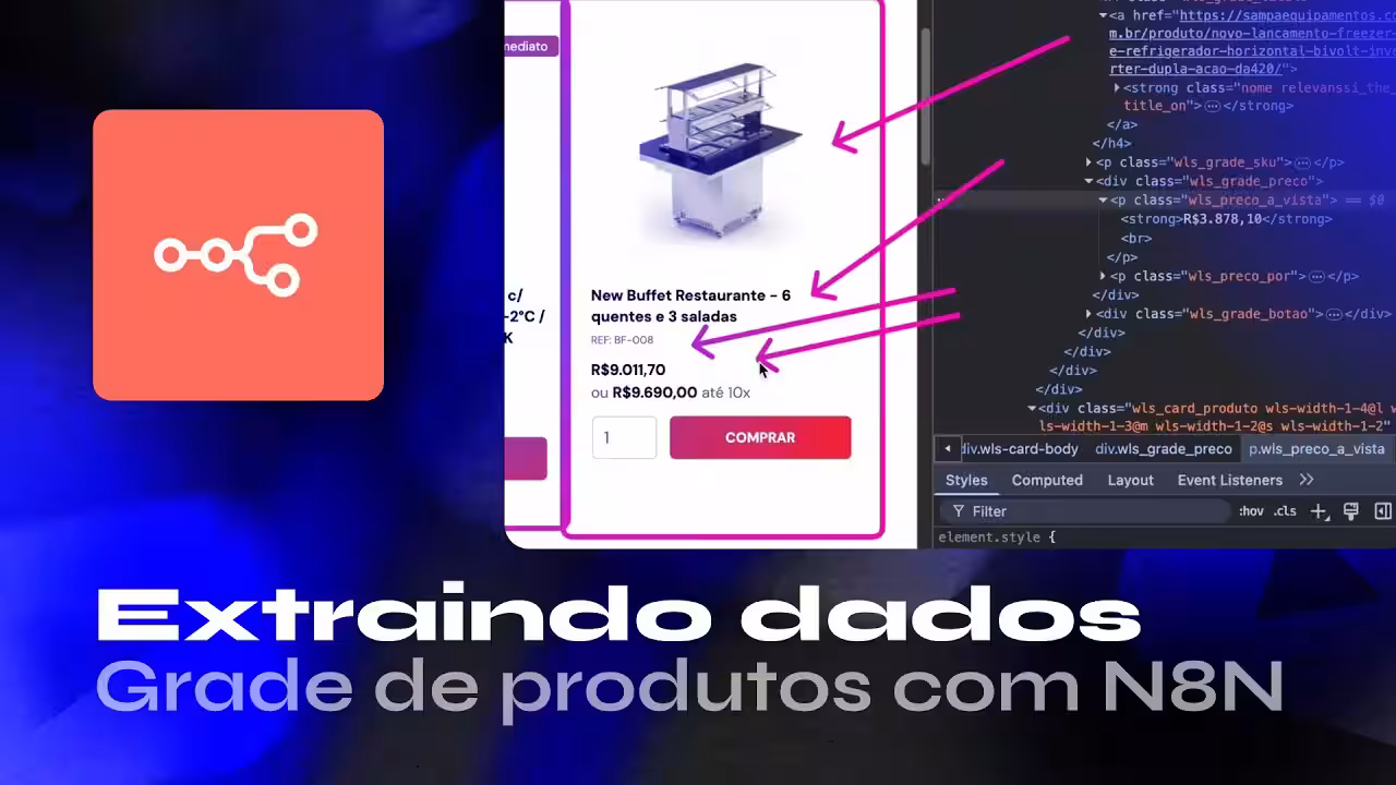Extrair Dados de Produtos